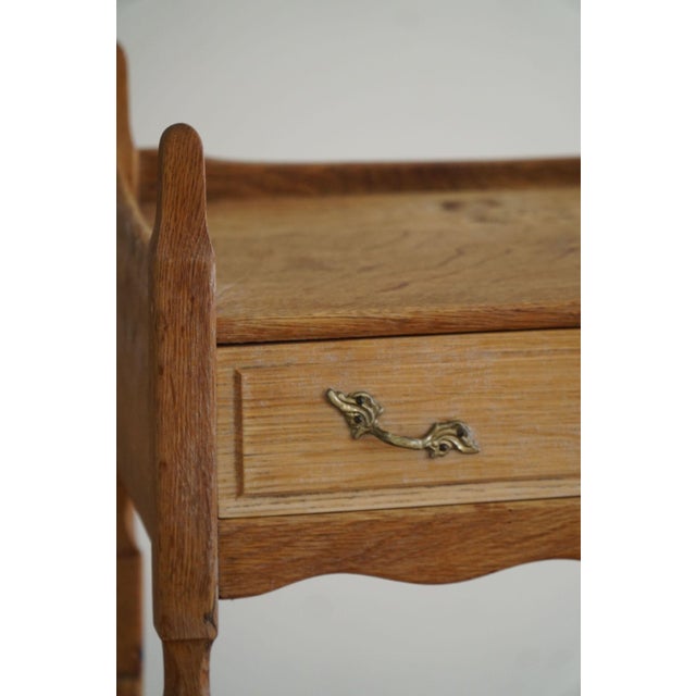 Danish Nightstand in Oak by Henning Kjærnulf, 1960s For Sale - Image 18 of 18