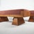 Bench with Pyramid Legs and Brick Bouclé Fabric from Artigianato Italiano, 2000s, Set of 2 For Sale - Image 6 of 9