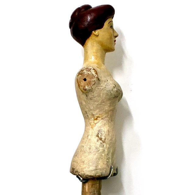 Antique Wooden Articulated Doll/Artist’s Mannequin/Milliner's Model For Sale In San Francisco - Image 6 of 7