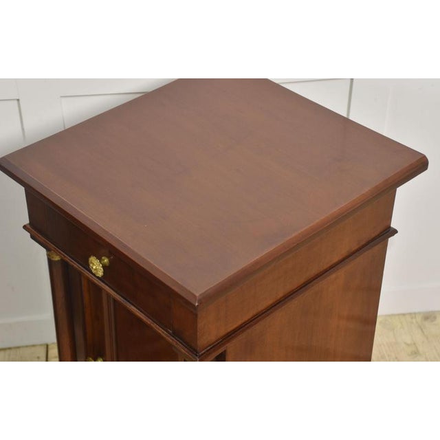 Empire Style Mahogany Bedside Cabinets, 1890s, Set of 2 For Sale - Image 9 of 12