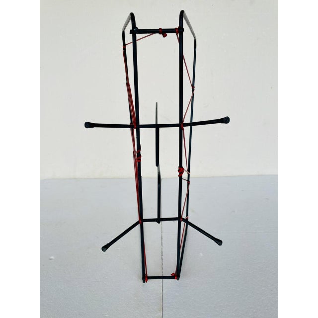 Vintage Metal Magazine Rack, 1950s For Sale - Image 15 of 18