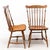 American Pair of Vintage L. Hitchcock Maple Windsor Fan-Back Side Chairs, Hand-Stenciled, Circa 1970 For Sale - Image 3 of 7