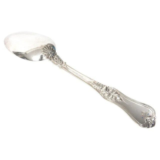 Tiffany & Co. Silver-Plate Floral Serving Spoon For Sale In Miami - Image 6 of 9
