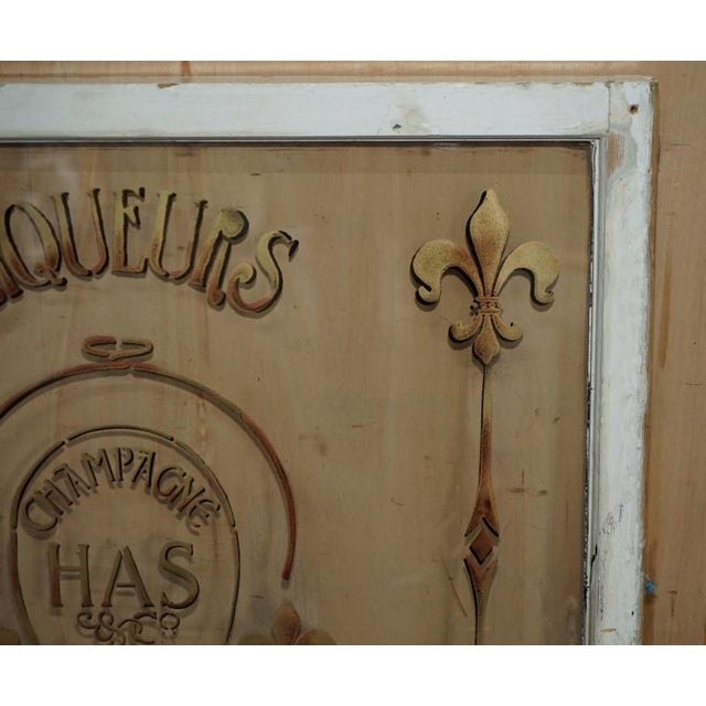 Glass Antique French Hand-Painted Liqueurs Champagne For Sale - Image 7 of 14