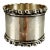 Sterling Silver Wide Napkin Ring – Scroll Banded For Sale