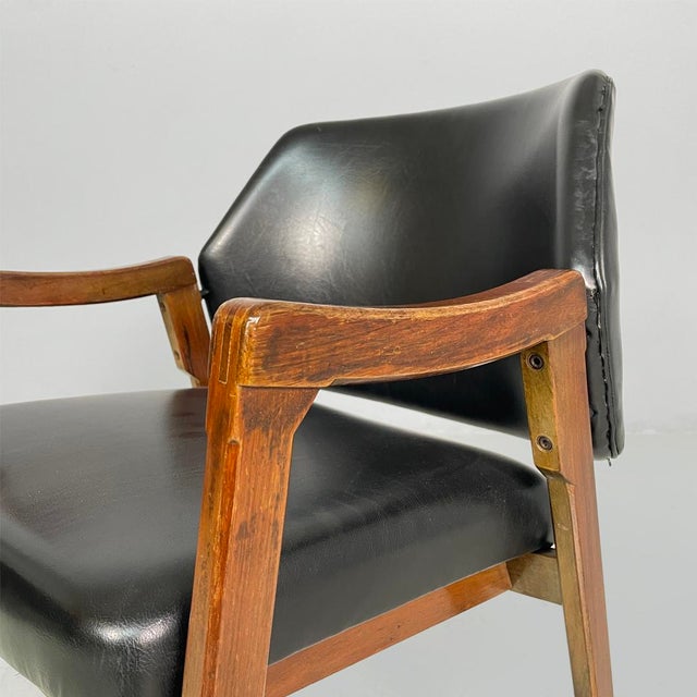 Mid-Century Modern Italian Model 814 Chairs from Cassina, 1960s, Set of 6 For Sale - Image 11 of 18