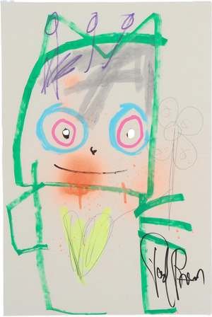 Poul Pava, Figurative Composition, 2025, Mixed Media