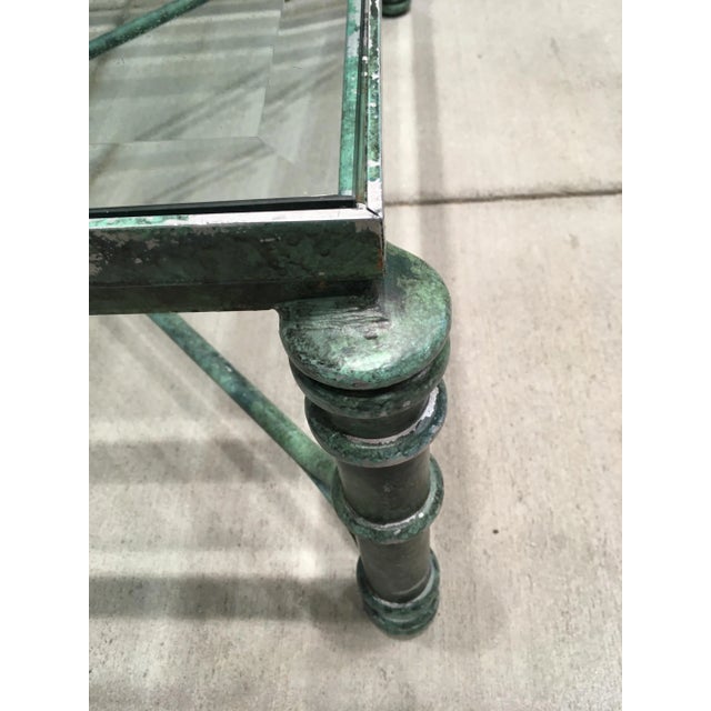 Mid-Century Modern Modern Coffee Table in Patinated Bronze Finish After Giacometti For Sale - Image 12 of 13