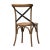 Black X Oak & Rattan Dining Chair For Sale - Image 4 of 6