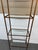 Peaked Geometric Brass Etagere For Sale - Image 4 of 12
