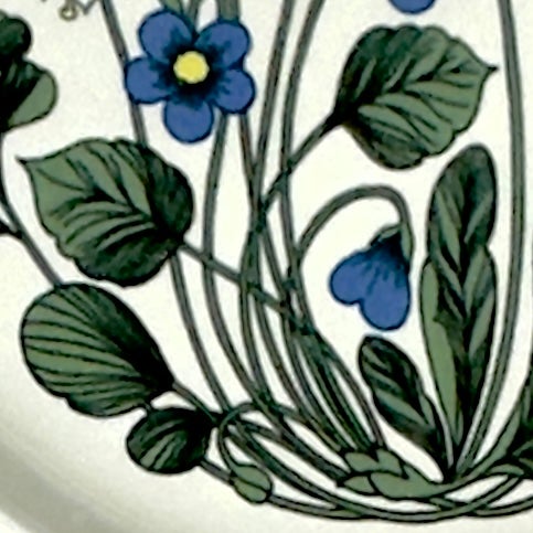 Vintage Arabia Finland "Flora" Stoneware Platter Designed by Esteri Tomula & Ulla Procopé (1979–1981) Mid-Century Scandinavian Design For Sale - Image 11 of 13