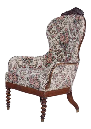 Antique Lounge Chair, 1800s