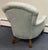 George Smith Vintage English Rolled Arm Pale Blue Upholstered Chair For Sale - Image 4 of 9