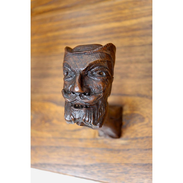 Art Nouveau Gothic Wall Coat Rack with Sculpted Hooks, Early 20th Century For Sale - Image 16 of 18