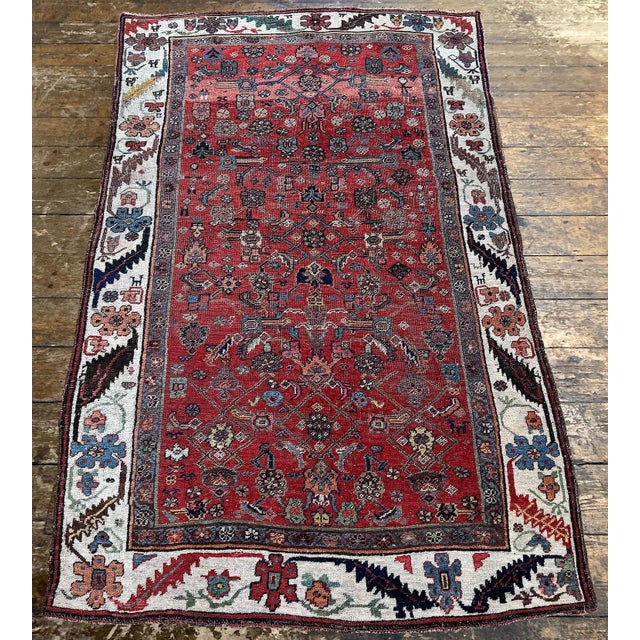 Antique Bidjar Rug, 1890s For Sale - Image 4 of 18