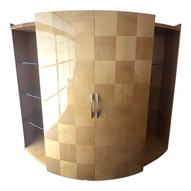 Post-Modern Maple & Lacquer 3-Piece Armoire Ensemble. For Sale