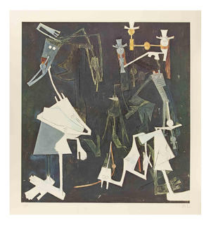 Wifredo Lam, Untitled, 1970s, Lithograph