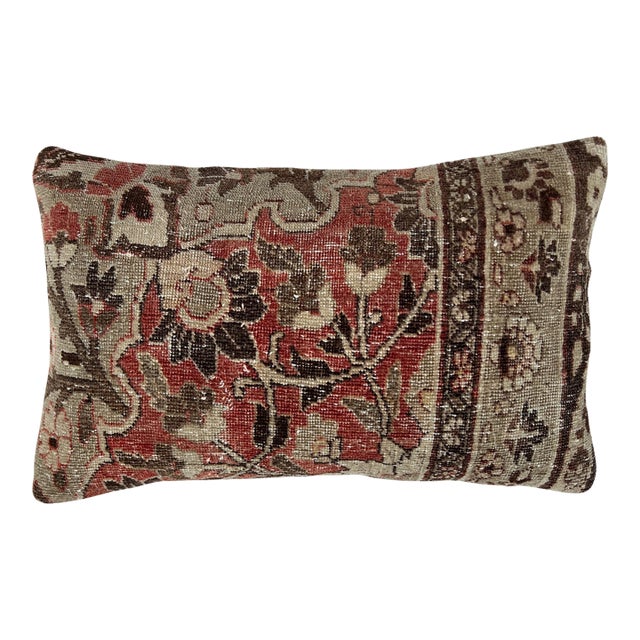 Vintage Turkish Rug Pillow For Sale
