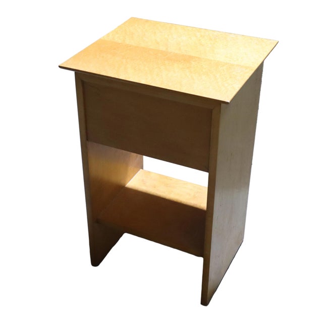 Vintage American Artech Hickory Kaylyn Birdseye Maple Night Stand For Sale - Image 10 of 11