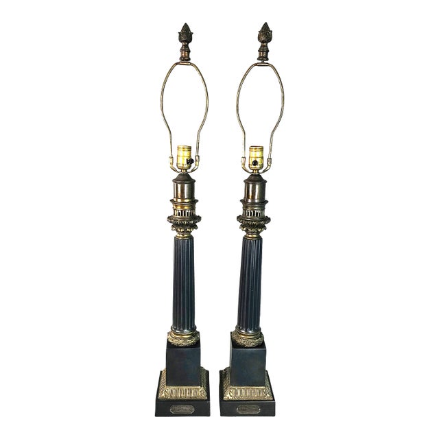 Pair of 19th Century Oil Lamps Converted to Table Lamps For Sale