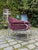 Halina Armchair in Purple Upholstered and Chrome Finish by Hellerau For Sale - Image 9 of 11