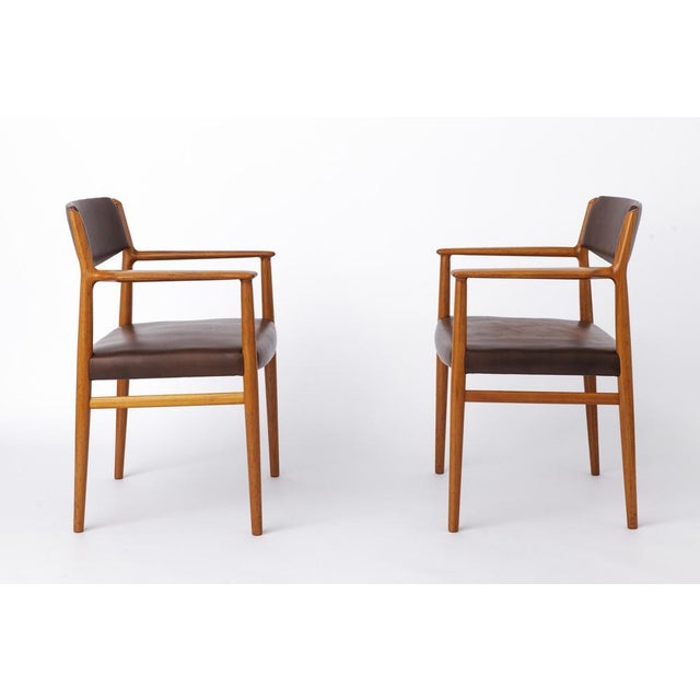 Pair of Armchairs by Arne Vodder — Model 418 for Sibast, Denmark, 1960s Elegant Danish mid-century armchairs designed by...