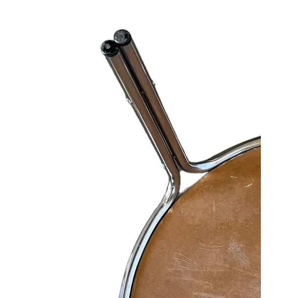 1970s Chrome Round Coffee Table For Sale - Image 10 of 12