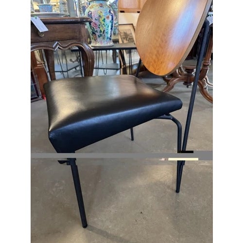 1991 Dakota Jackson Memphis Style Vik-Ter Side Chair Upholstered Seat Maple Back For Sale In Minneapolis - Image 6 of 11