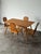 Mid-Century Modern Swiss Alpine Stabelle Oak Dining Set, Mid-Century — Set of 5 For Sale - Image 3 of 18