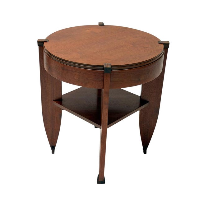 Art Deco Amsterdam School Coffee Table by J.J. Zijfers Amsterdam, 1920s For Sale - Image 9 of 16