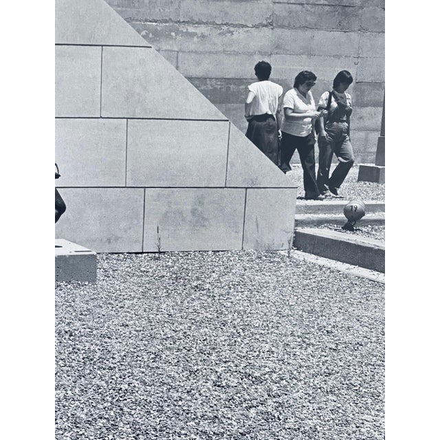 Susan Hacker, Vintage Silver Gelatin Print Photo Israel Museum Sculpture Jerusalem Photograph, 1983 For Sale - Image 4 of 9