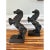 Vintage 1970’s Bronze Finish Horse Sculptures -a Pair For Sale - Image 13 of 13