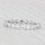 0.85ctw Diamond Eternity Wedding Band 14k White Gold Stackable Anniversary Ring, Size 6.25 For Sale In Greensboro - Image 6 of 8