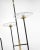 Ian K. Fowler for Visual Comfort Signature Calvino X-Large Arched Chandelier in Aged Iron & Hand-Rubbed Antique Brass with Clear Glass For Sale In Houston - Image 6 of 7