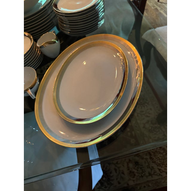 Vintage Imperial Deluxe Fine China Royal Muse 6845 by Sango Diner Set for 10- 77 Pieces For Sale - Image 4 of 12