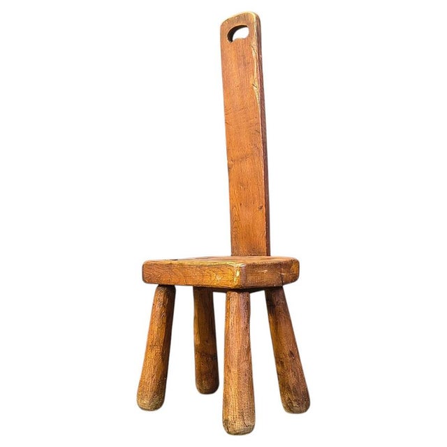 Vintage Brutalist High Back Chair, 1960s For Sale - Image 13 of 13