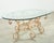 Mid 20th Century 20th Century Italian Regency Wrought Iron Garden Dining Table For Sale - Image 5 of 18