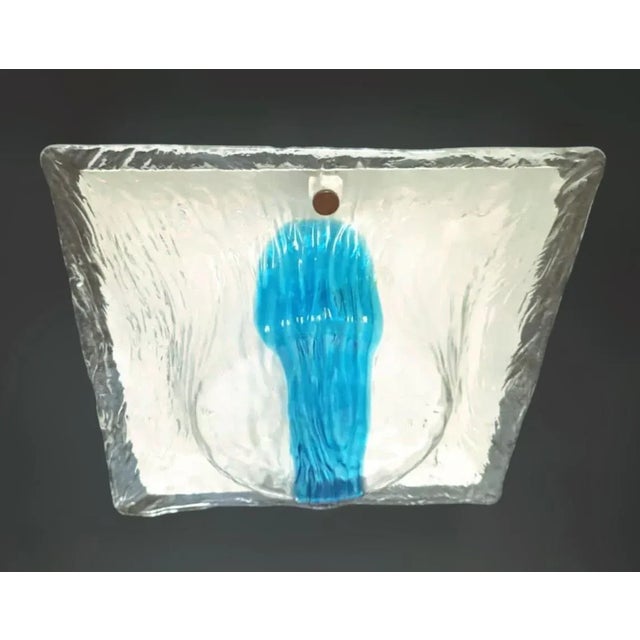 1960s Murano Flush Mount by Toni Zuccheri for Venini For Sale - Image 6 of 10