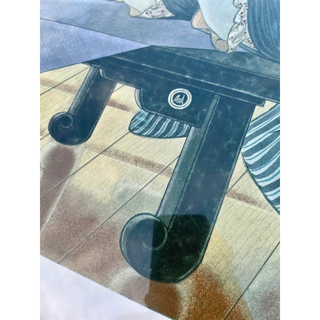 Vintage Muramasa Kudo, Watermelon, Printer Proof Screenprint, Signed and Numbered in Pencil. For Sale - Image 10 of 13