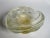 Mid-Century Modern C.1960's Italian Hand-Blown Archimede Seguso Large Ovoid-Shaped Murano Bowl -Clear With White "Infinity Swirl" & Gold Leaf For Sale - Image 3 of 13