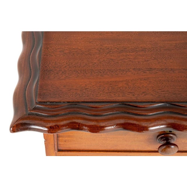 Victorian Pedestal Desk in Mahogany, 1850s For Sale - Image 4 of 9