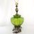 Vintage Green Empoli Glass Mid Century Hollywood Regency Style Lamps - a Pair For Sale In Phoenix - Image 6 of 16