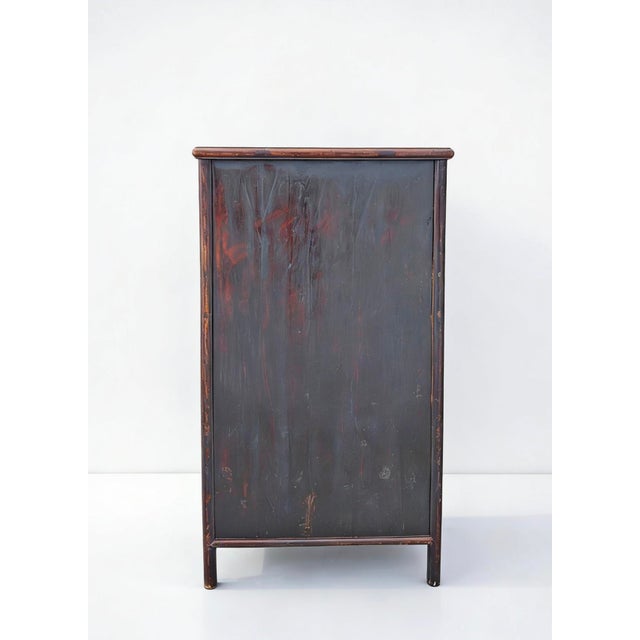 Classic Square-Corner Catalpa Armoire For Sale - Image 9 of 9