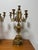 Rococo Large Pair of French Rococo Revival 6-Light Gilt Metal Candelabra, 24” Tall For Sale - Image 3 of 11