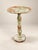 Handcrafted Onyx Marble Pedestal Table – Round Luxury Accent & Side Table | Zarva Stone For Sale In New York - Image 6 of 6