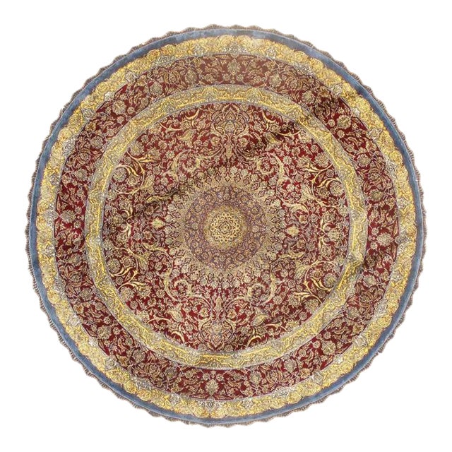 Pasargad DC Exquisite Design Paris Palace Fine Power Loom v. Silk Rug For Sale