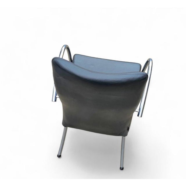 Leather Dining Chairs by Hennie de Jong, 1990s, Set of 6 For Sale - Image 14 of 17