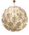 Large Gardenia Ball Pendant Lamp, 1950s For Sale