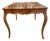 Vintage French Provincial Carved Walnut Games Table For Sale