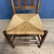 Dutch Oak Chair with Rush Seat For Sale - Image 4 of 14